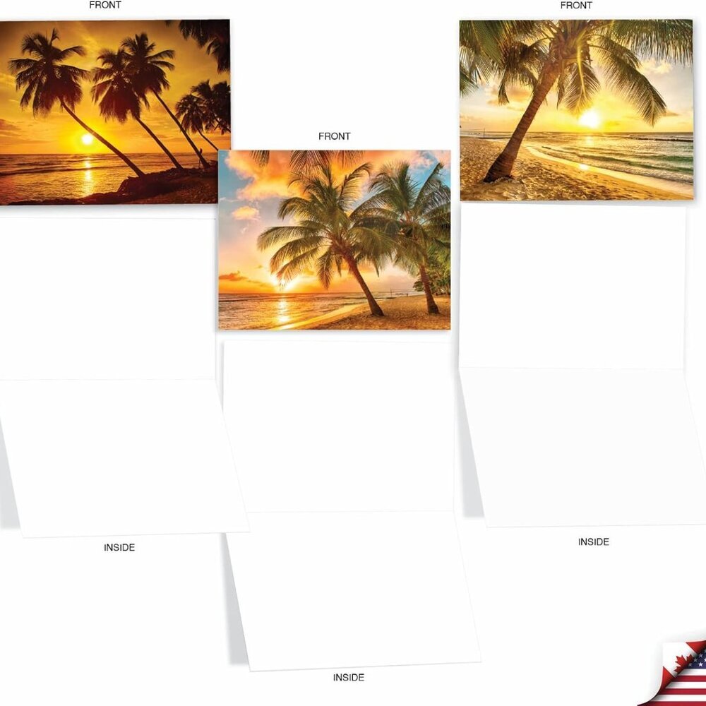 Box of 10 All Occasion Cards Blank 4 x 5.12 Inch - Scenic Landscape Cards Assort - Picture 3 of 7